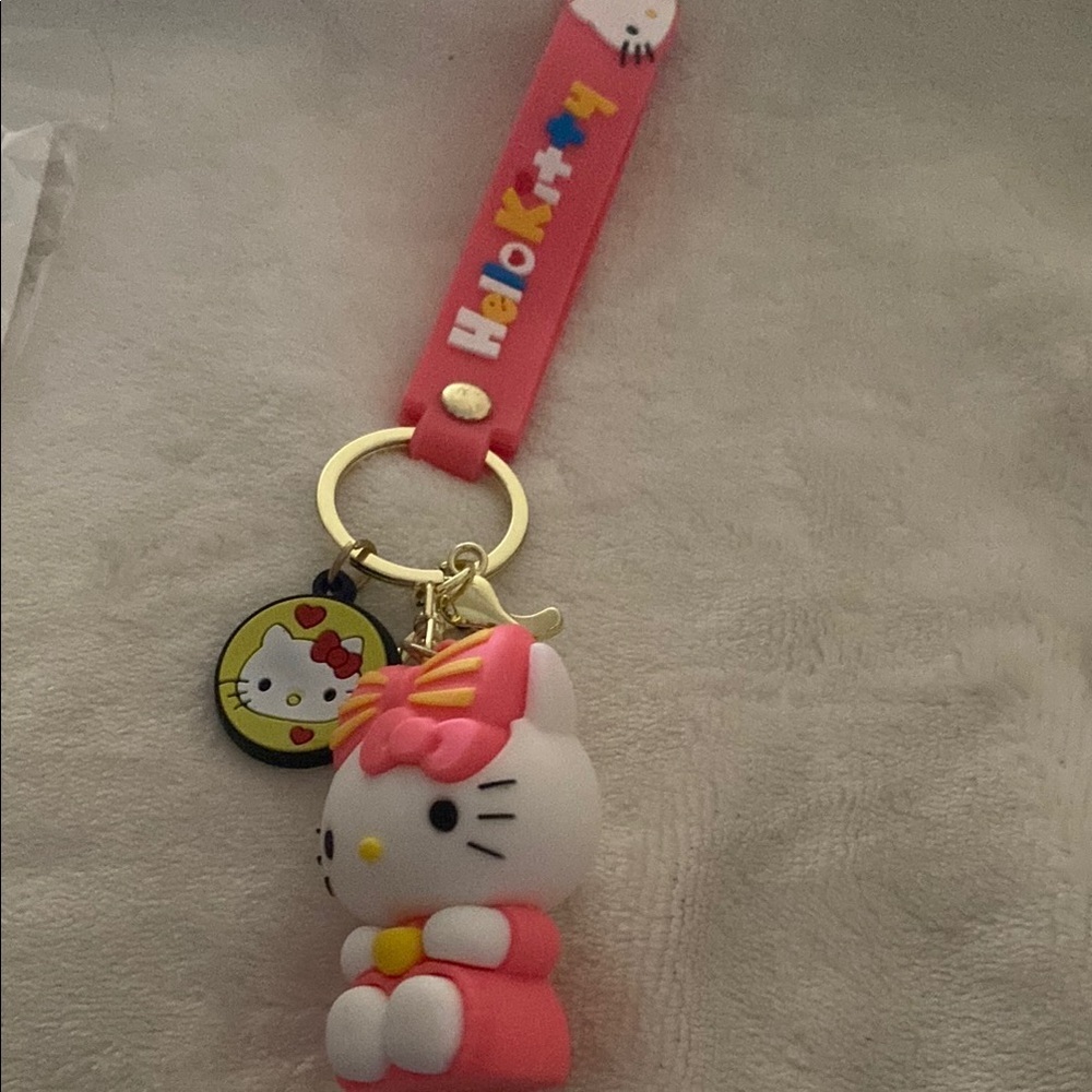 Hello Kitty Pink Keychain Toy